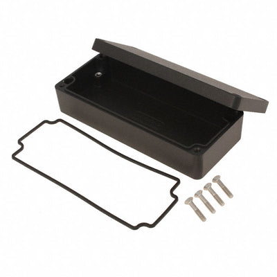 1550Z109BK by Hammond Manufacturing - BOX ALUM BLACK 5.913""L X 2.528""W