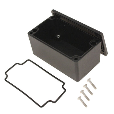 1550Z111BK by Hammond Manufacturing - BOX ALUM BLACK 4.543""L X 2.575""W