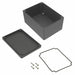 1550Z115BK by Hammond Manufacturing - BOX ALUM BLACK 5.843""L X 4.268""W