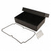 1550Z220BK by Hammond Manufacturing - BOX ALUM BLACK 8.760""L X 5.768""W