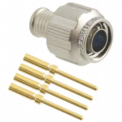 MKJ1A6F6-4PA by ITT Cannon, LLC - CONNECTOR PLUG MALE 4POS GOLD CRIMP