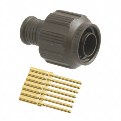 MKJ1A6W6-7PA by ITT Cannon, LLC - CONNECTOR PLUG MALE 7POS GOLD CRIMP