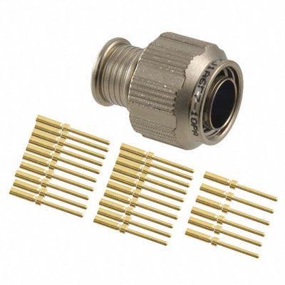 MKJ1A6F7-10PA by ITT Cannon, LLC - CONNECTOR PLUG MALE 10POS GOLD CRIMP