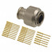 MKJ1A6F7-10PA by ITT Cannon, LLC - CONNECTOR PLUG MALE 10POS GOLD CRIMP