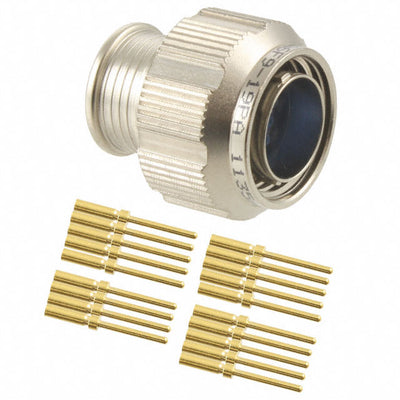 MKJ1A6F9-19PA by ITT Cannon, LLC - CONNECTOR PLUG MALE 19POS GOLD CRIMP
