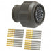 MKJ1A6W9-19SA by ITT Cannon, LLC - CONNECTOR PLUG FMALE 19POS GOLD CRIMP