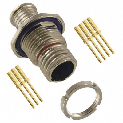 MKJ1A7F6-7PA by ITT Cannon, LLC - CONNECTOR RECPT MALE 7POS GOLD CRIMP