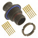 MKJ1A7W7-10PA by ITT Cannon, LLC - CONNECTOR RECPT MALE 10POS GOLD CRIMP