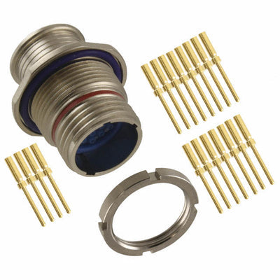 MKJ1A7F9-19PA by ITT Cannon, LLC - CONNECTOR RECPT MALE 19POS GOLD CRIMP