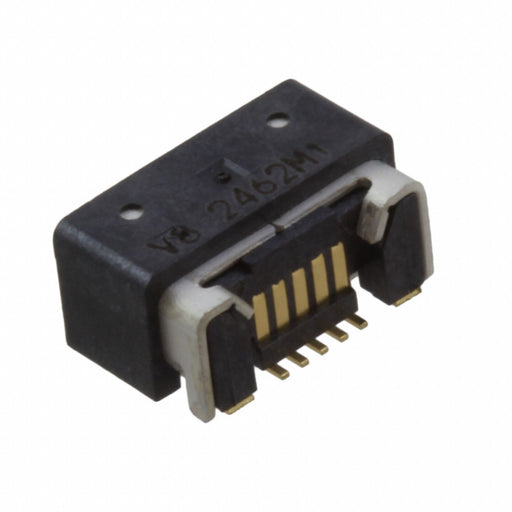 1551629-2 by TE Connectivity AMP Connectors - CONNECTOR RECPT USB2.0 MICRO AB SMD RA