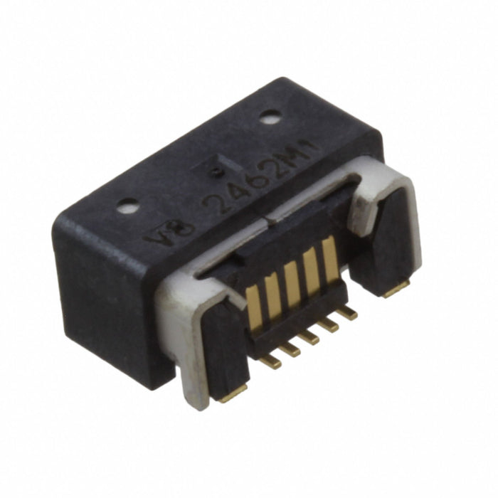1551629-2 by TE Connectivity AMP Connectors - CONNECTOR RECPT USB2.0 MICRO AB SMD RA