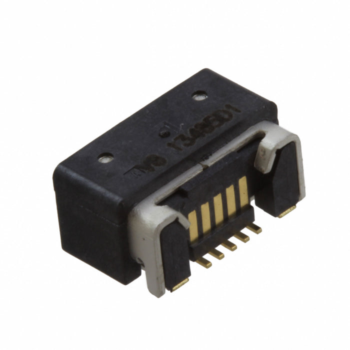 1551629-3 by TE Connectivity AMP Connectors - CONNECTOR RECPT USB2.0 MICRO AB SMD RA