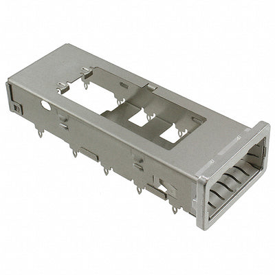 1551891-1 by TE Connectivity AMP Connectors - CONNECTOR ZQSFP+ CAGE PRESS-FIT R/A