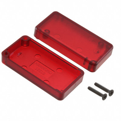 1551BTRD by Hammond Manufacturing - BOX ABS TRAN RED 1.97""L X 0.98""W
