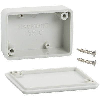 1551GGY by Hammond Manufacturing - BOX ABS GRAY 1.969""L X 1.378""W