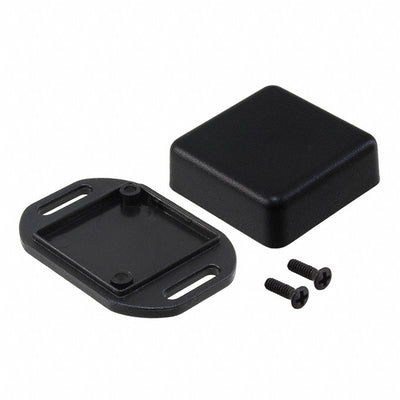 1551NFLBK by Hammond Manufacturing - BOX ABS BLACK 1.378""L X 1.378""W