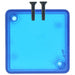 1551PTBU by Hammond Manufacturing - BOX ABS TRN BLUE 1.58""L X 1.58""W