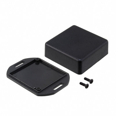 1551RFLBK by Hammond Manufacturing - BOX ABS BLACK 1.969""L X 1.969""W