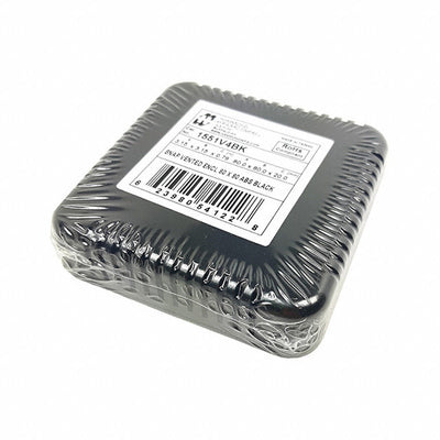 1551V4BK by Hammond Manufacturing - BOX VENT ABS 3.15HX3.15W BLK