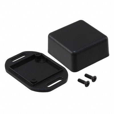 1551MFLBK by Hammond Manufacturing - BOX ABS BLACK 1.378""L X 1.378""W