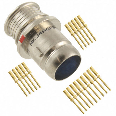 MKJ4A6F9-19P by ITT Cannon, LLC - CONNECTOR PLUG MALE 19POS GOLD CRIMP