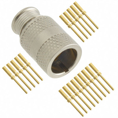 MKJ4A1F9-19P by ITT Cannon, LLC - CONNECTOR RECPT MALE 19POS GOLD CRIMP