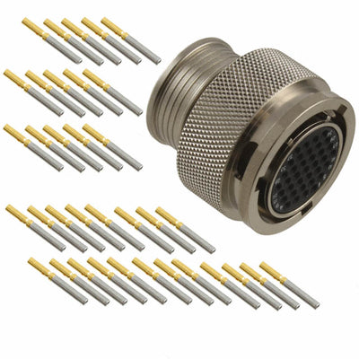 MKJ3A6F12-37SN by ITT Cannon, LLC - CONNECTOR PLUG FMALE 37POS GOLD CRIMP