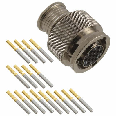MKJ3A6F8-13SN by ITT Cannon, LLC - CONNECTOR PLUG FMALE 13POS GOLD CRIMP
