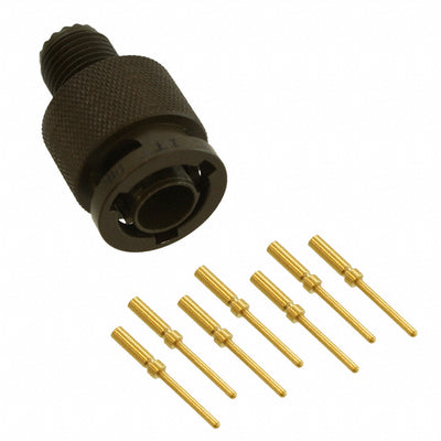 MKJ3B6W6-7PN by ITT Cannon, LLC - CONNECTOR PLUG MALE 7POS GOLD CRIMP