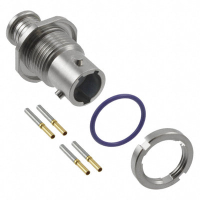 MKJ3A7F6-4SN by ITT Cannon, LLC - CONNECTOR RECPT FMALE 4POS GOLD CRIMP