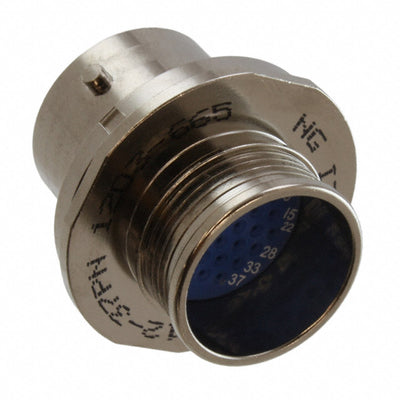 MKJ3A7F12-37PN by ITT Cannon, LLC - CONNECTOR RECPT MALE 37POS GOLD CRIMP