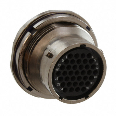 MKJ3A7F12-37SN by ITT Cannon, LLC - CONNECTOR RECPT FMALE 37POS GOLD CRIMP