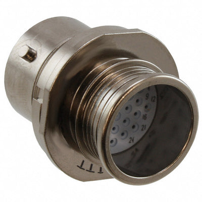 MKJ3A7F10-26SN by ITT Cannon, LLC - CONNECTOR RECPT FMALE 26POS GOLD CRIMP