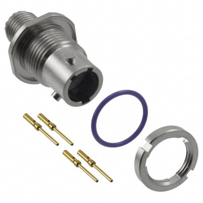 MKJ3B7F6-4PN by ITT Cannon, LLC - CONNECTOR RECPT MALE 4POS GOLD CRIMP