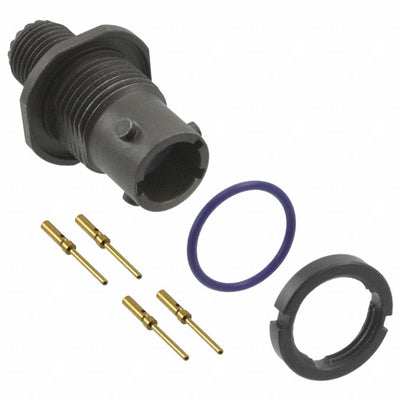 MKJ3B7W6-4PN by ITT Cannon, LLC - CONNECTOR RECPT MALE 4POS GOLD CRIMP