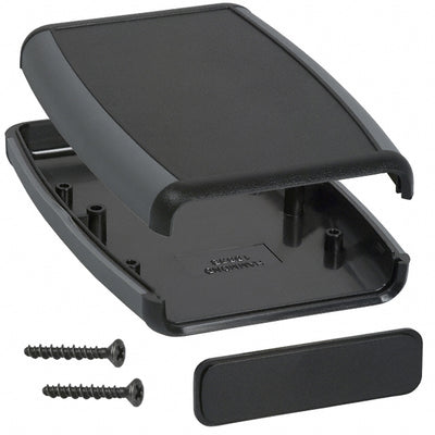1553BBK by Hammond Manufacturing - BOX ABS BLACK 4.615""L X 3.109""W