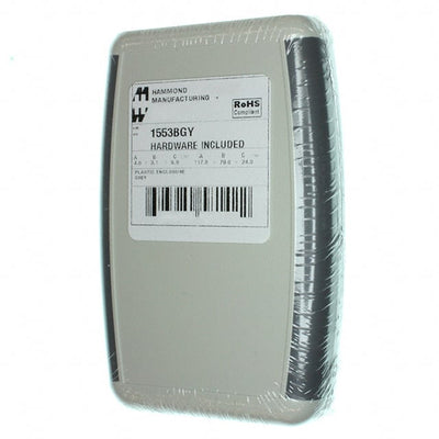 1553BGY by Hammond Manufacturing - BOX ABS GRAY 4.615""L X 3.109""W