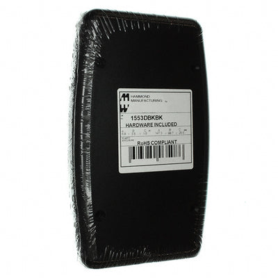 1553DBKBK by Hammond Manufacturing - BOX ABS BLACK 5.797""L X 3.504""W