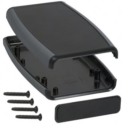 1553DBK by Hammond Manufacturing - BOX ABS BLACK 5.797""L X 3.504""W
