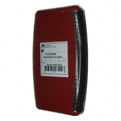 1553DRDBK by Hammond Manufacturing - BOX ABS RED 5.797""L X 3.504""W