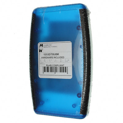 1553DTBUBK by Hammond Manufacturing - BOX ABS TRN BLUE 5.8""L X 3.5""W