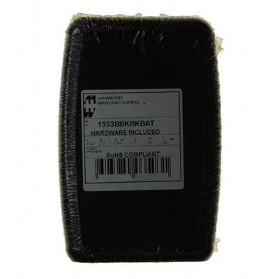 1553BBKBKBAT by Hammond Manufacturing - BOX ABS BLACK 4.615""L X 3.109""W