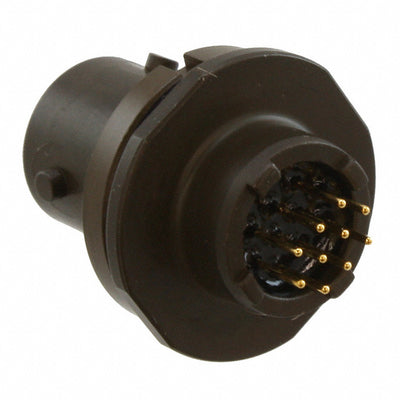 MKJ3C7W7-10BN by ITT Cannon, LLC - CONNECTOR RECPT MALE 10POS GOLD SOLDER
