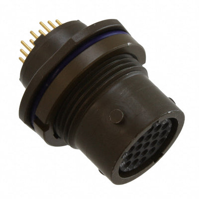 MKJ3C7W9-19DN by ITT Cannon, LLC - CONNECTOR RECPT FMALE 19POS GOLD SLDR