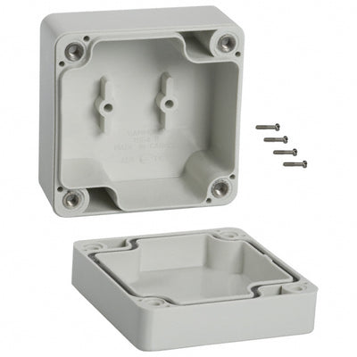 1554BGY by Hammond Manufacturing - BOX ABS GRAY 2.559""L X 2.559""W