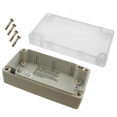 1554C2GYCL by Hammond Manufacturing - BOX PLAS GRAY 4.724""L X 2.559""W