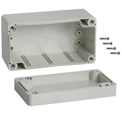 1554DGY by Hammond Manufacturing - BOX ABS GRAY 4.724""L X 2.559""W