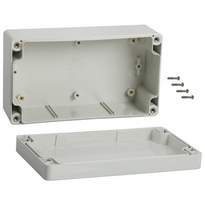 1554JGY by Hammond Manufacturing - BOX ABS GRAY 6.299""L X 3.543""W
