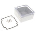 1554L2GYCL by Hammond Manufacturing - BOX PLAS GRAY 4.134""L X 4.134""W