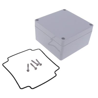 1554L2GY by Hammond Manufacturing - BOX PLAS GRAY 4.134""L X 4.134""W
